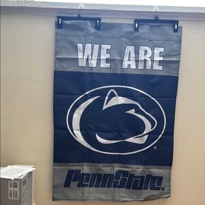 Brand new - Penn State flag in Blue and Gray